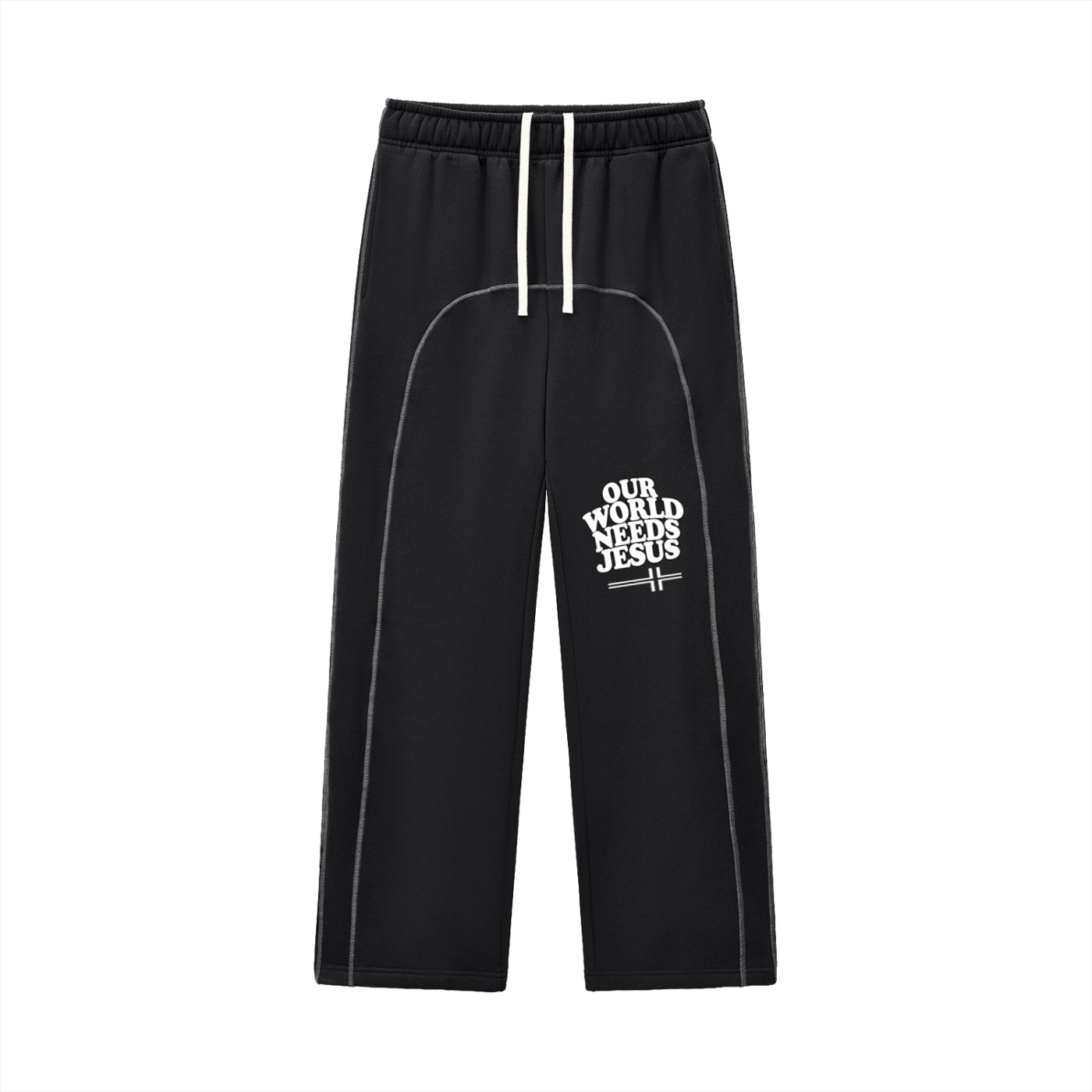 Our World Needs Jesus Baggy Sweat Pants