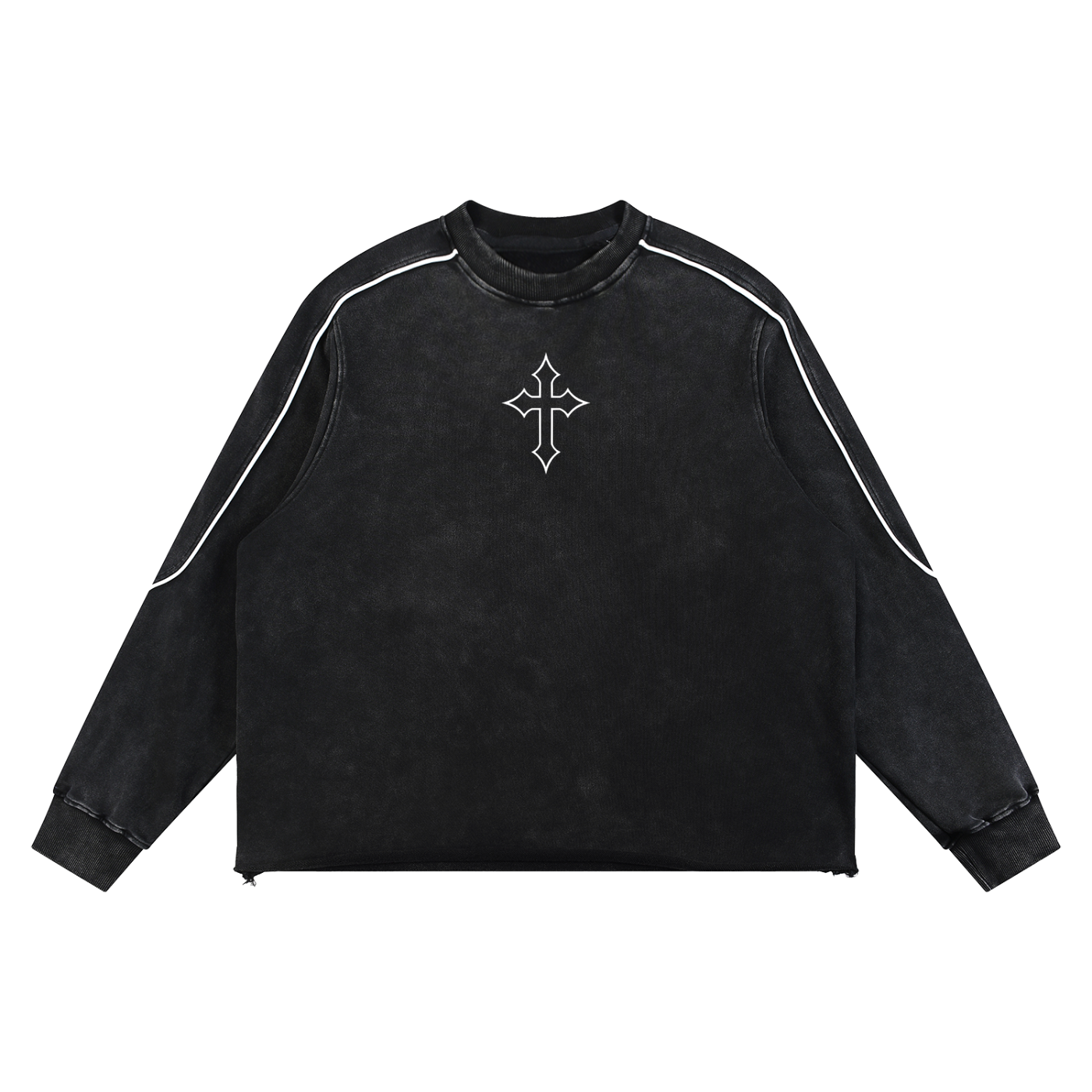 Sanctified Crest Central Cross Sweatshirt