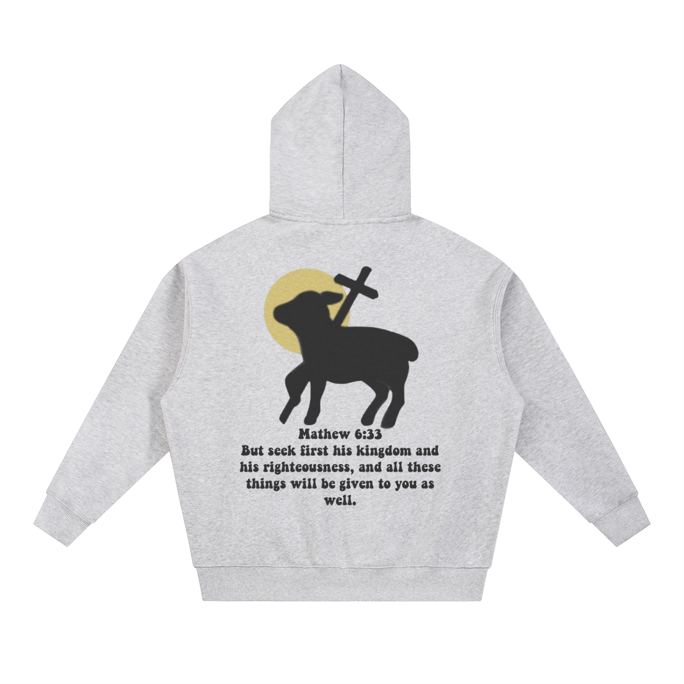 Lamb Of God Essential Oversized Fleece Zip Up