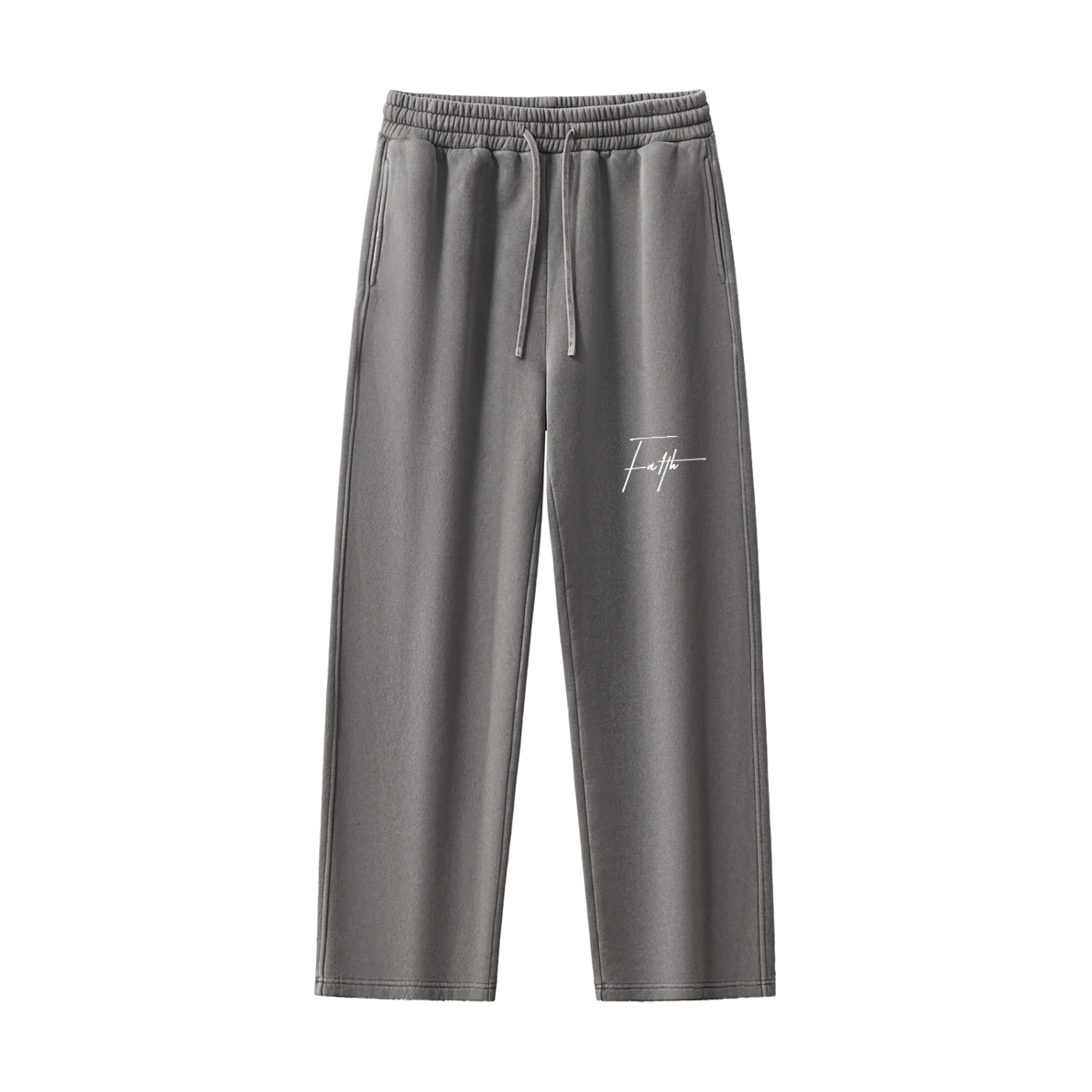 Fa1th™ Frayed Enzyme Washed Fleece Sweatpants