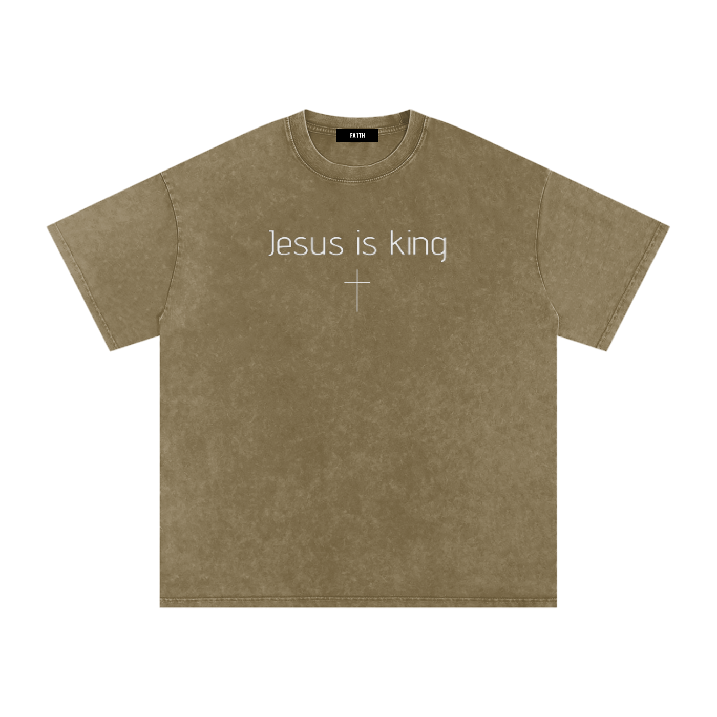 Jesus is king Oversized Cotton T-Shirt