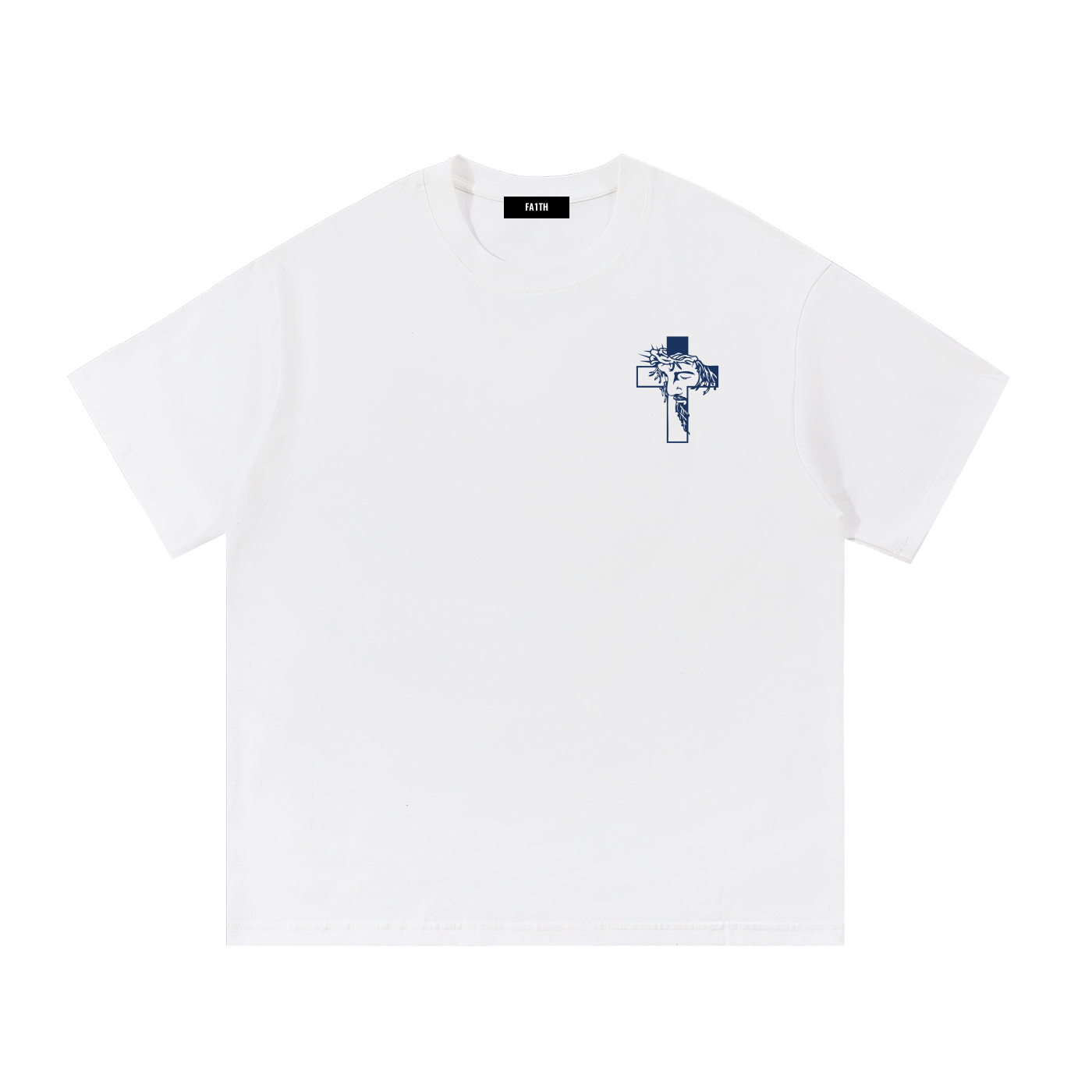 Fa1th™ Essential White Cotton T-Shirt