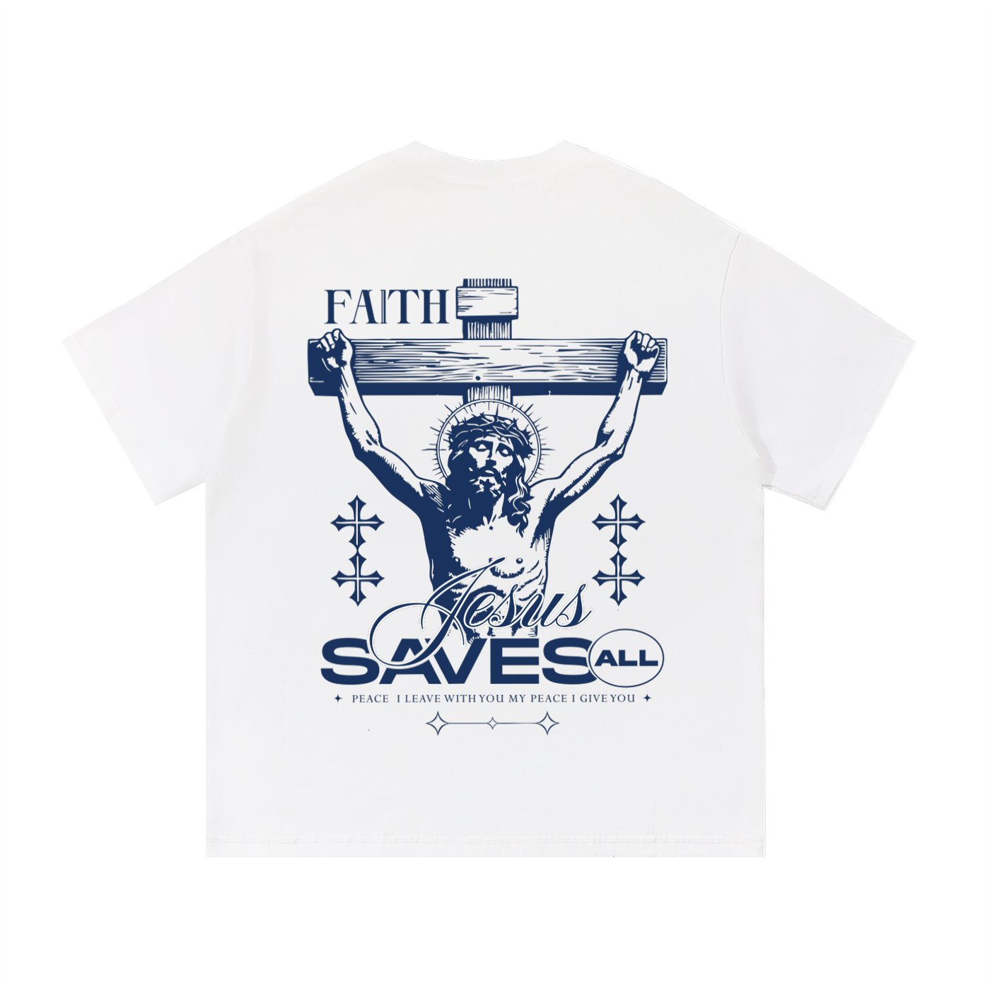 Fa1th™ Essential White Cotton T-Shirt