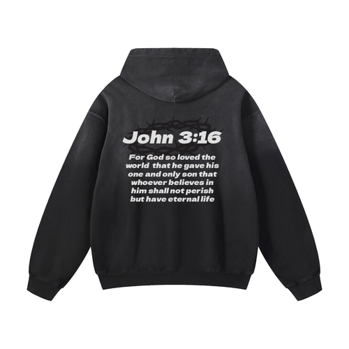 John 316 Sunfade Oversized Hoodie