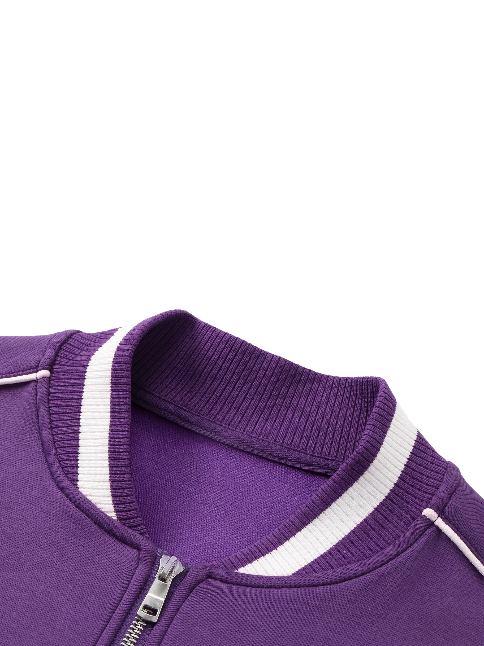 Fa1th™ Contrast Piping Zip Bomber Jacket